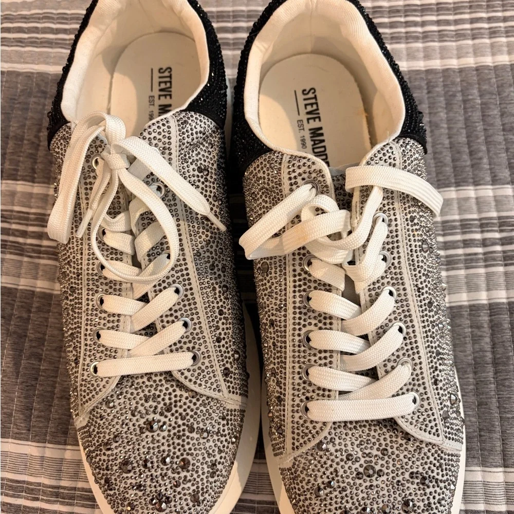 Steve Madden Icebox Men’s Size 14 Bling Tennis Shoes